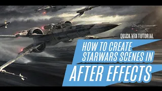 Quick VFX tutorial // How to create STAR WARS scenes in After effects with Element 3D