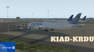 Ferrying to Raleigh - X-Plane 11 - Magknight 787 - VATSIM