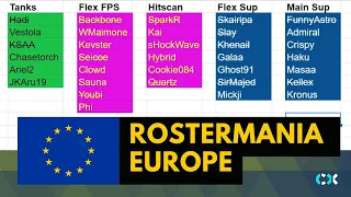 OWCS - Rostermania Europe