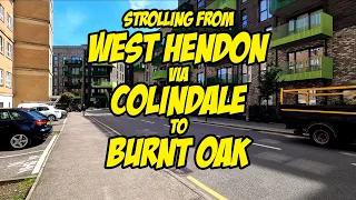 West Hendon via Colindale to Burnt Oak London May 2024 #walkingtour