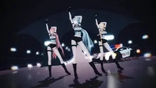 [MMD] EVERGLOW (에버글로우) - Adios (TDA Police) (MODEL DL!)