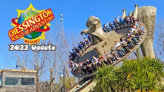 Chessington Full Walkthrough | Every Area, Ride and Attraction (March 2022) [4K Ultra Wide]