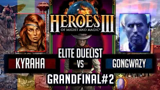 Герои 3 JO Duel Final 🏆 Kyraha vs Gongwazy ❖ Elite Duelist ❖ HotA game #2