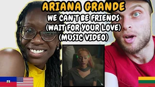 REACTION TO Ariana Grande - we can't be friends (wait for your love)(Music Video) FIRST TIME HEARING