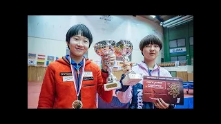 韓国カットマンByun Seoyoung & Jung Dabin VS KARKUSOVA Danijela & PAULIN Lea 2017 チェコカデットOP