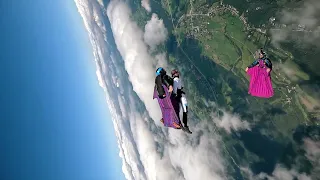 Tandem wingsuit par Skyvibration à Spa