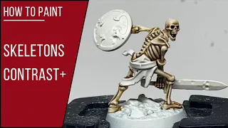 How to Paint: Skeletons (contrast paint + added details)