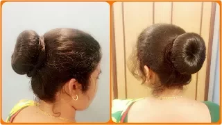 Classic Donut Bun Tutorial | Quick Dance Hairstyles for Curly Hairs