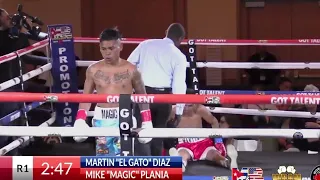 Magic Mike Plania Vs Martin El Gato Diaz Full Fight | M&R Boxing Promotion
