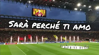 "Sarà perché ti amo" I Milan vs. Inter I Champions League semi-final 10 May 2023 I Rossoneri hit