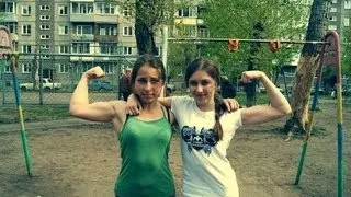 Street Workout Girls - выступление девушек (Красноярск) | девушки воркаут - трюки на турнике