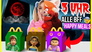 KAUFE alle MCDONALDS HAPPY Meals von MEI LEE BFF aus turning red niemals 3 UHR NACHTS am roten MOND