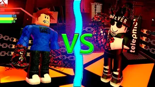 Fighting TELEPMOR in Roblox Boxing League (+ duos)