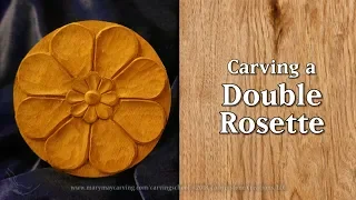 Carving a Double Rosette - Complete Lesson