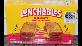 Lunchables Pepperoni Pizza Crispy Grilled Cheesies Review