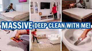 2021 MASSIVE DEEP CLEAN WITH ME! | EXTREME CLEANING MOTIVATION