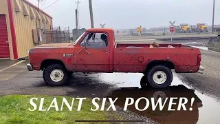 Working Through Problems On My 1982 Dodge W150 Slant Six 4x4 - Dead Dodge Garage