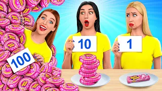 100 Layers of Food Challenge | Funny Situations by TeenDO Challenge