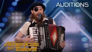 French Accent: Audience Backs Comedian After Receiving 3 Buzzers - America's Got Talent 2018