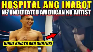 PINOY PINABAGSAK ANG AMERICAN KNOCKOUT ARTIST DINALA SA HOSPITAL