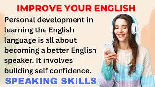 Personal development in English | Improve your English | Learning English Speaking | Level 1