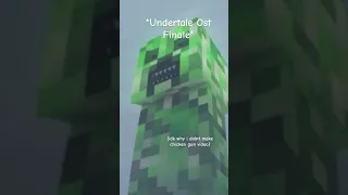 🔥🔥🔥 Video Name:Villagers vs creepers Song name: Undertale Ost Finale #shorts