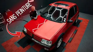 RESTAURER LA MOITIÉ D'UNE GTI SANS PEINTURE ?! Projet 205 GTI EPS 3