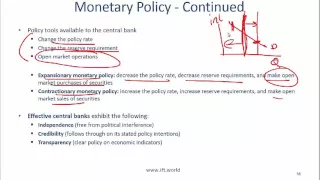 2017 Level I CFA Economics: Monetary & Fiscal Policy Summary