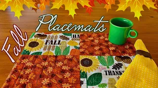 How To Sew 4 Patch Placemats | The Sewing Room Channel