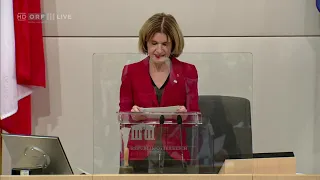 002 Andrea Eder Gitschthaler ÖVP   Politik live Bundesratssitzung vom 17 12 2020 um 0905 Uhr – ORF T