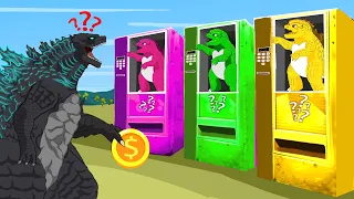 Godzilla's Vending Machine : Which Baby Is The Next King Of Monsters??? | Godzilla vs Kong Animation