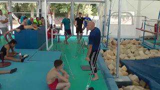 UEG MAG CAMP TIRRENIA 2019 - RINGS  swings and dismount