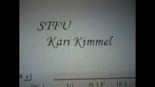 STFU - Kari Kimmel cover