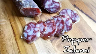 How to Make Pepper Salami #asmr #salami