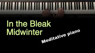 In the Bleak Midwinter - Instrumental with lyrics