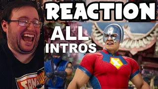 Gor's "Mortal Kombat 1" Peacemaker All Intros REACTION