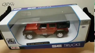 Unboxing of 2015 Jeep Wrangler Unlimited Diecast 1:24 Scale
