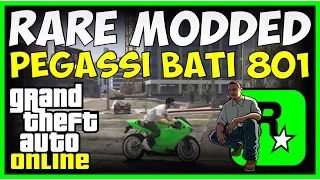 GTA 5 ONLINE - RARE MODDED PEGASSI BATI 801 !!! (VEHICLE SHOWCASE)