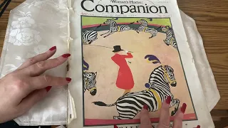 ASMR Vintage Magazine Flip Through 1933 Woman's Home Companion