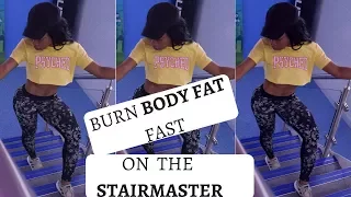 BURN BODY FAT FAST! (STAIRMASTER HIIT WORKOUT)