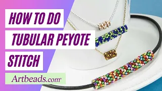 How to Do Tubular Peyote Stitch 😍😍😍