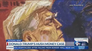 Hush money trial judge raises threat of jail as he finds Trump violated gag order, fines him $9K