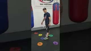 How to step around a boxing bag