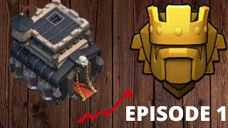 TH9 PUSH to TITAN LEAGUE in Clash of Clans EPISODE #1