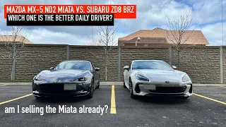 ND Miata VS BRZ - Which Is The Better Daily Driver?