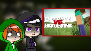 Minecraft Girls Reaccionan a Rap de Enderman vs Herobrine