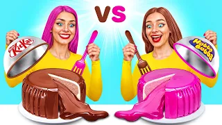 Жевательная Резинка vs Шоколадная Еда Челлендж от Jelly DO Challenge