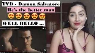 IS HE THE BEST ON THE VAMPIRE DIARIES ?! Damon Salvatore Tribute | "He's the better man" REACTION