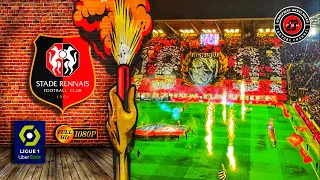 🔴⚫ STADE RENNAIS FANS Crazy Celebrate in Roazhon Park • Rennes vs PSG 1 - 0 (16/1/2023)