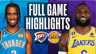 Los Angeles Lakers vs Oklahoma City Thunder FULL Highlights HD | January 15 | 2023–24 NBA season